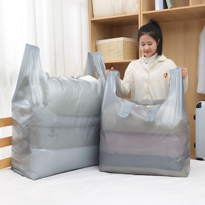 Large Capacity Disposable Packing Bags For <b>Clothes</b> Quilts Blankets Dustproof <b>Storage</b> Moving Organizer Lightweight Rectangle - Product Image 2