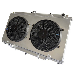 Radiateur entièrement en aluminium pour <span class=keywords><strong>Nissan</strong></span> Patrol/Safari Y61 2.8L/3.0L/4.2L RD28 ZD30 TD42T 4 Cyl 6 Cyl 1997-2009 - Product Image 5