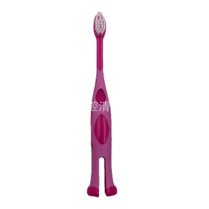 Cepillo de dientes para niños con forma de jirafa, cerdas de nailon suaves, manual, para uso doméstico infantil, 15x2,1 cm - Product Image 5