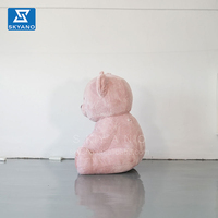 Poupée géante d'événement personnalisée ours gonflables modèle de dessin animé ours en peluche rose pour la publicité