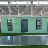 Casa Contenedor Portátil Prefabricada de Acero, Expandible, Modular, de 20 Pies, para Viviendas Pequeñas, Suministro del Fabricante