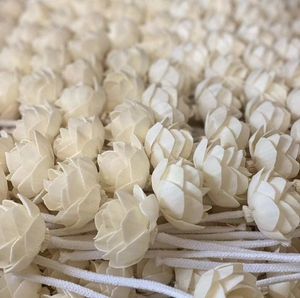 Quansheng Khô Sậy Khuếch Tán Gỗ Sola Hoa Gỗ Trang Trí Màu Sắc Tự Nhiên Balse Sola Hoa Gỗ - Product Image 3