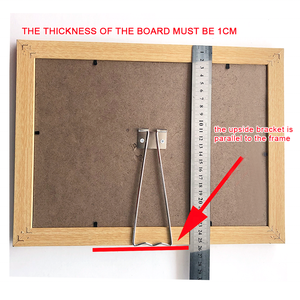 <span class=keywords><strong>Support</strong></span> de cadre photo en métal à queue d'hirondelle, 2 tailles, pour cadre photo - Product Image 5