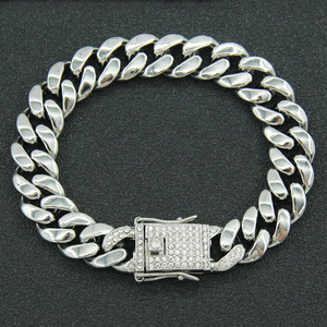 2026 New Innovation Geometric Design Alloy Gold Silver Plated Chain Bracelet Hiphop Style <b>Mens</b> Bracelet Trendy Jewelry Wholesale - Product Image 2