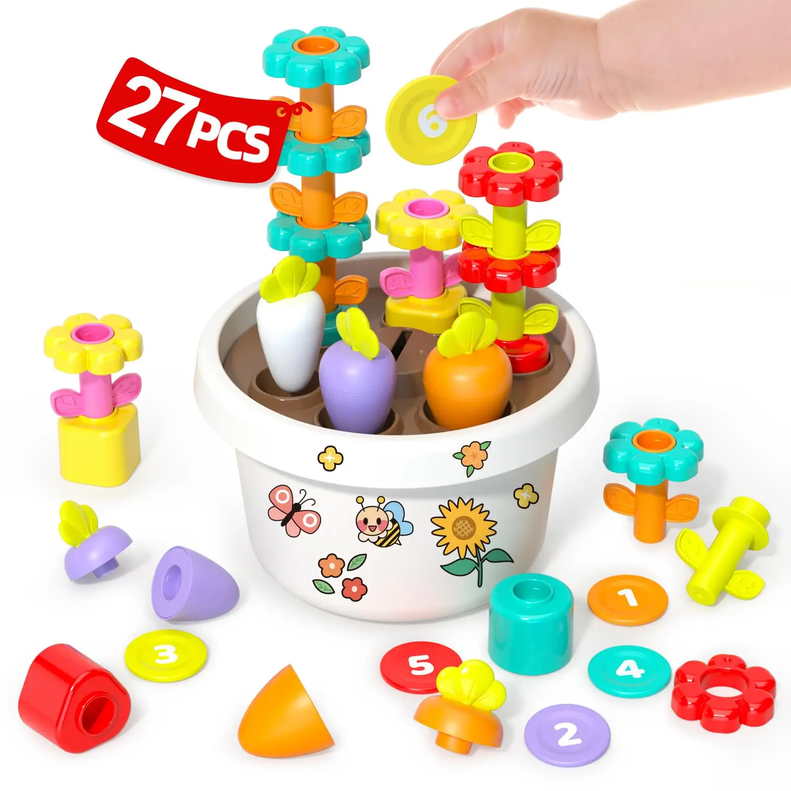 7-in-1 Montessori Learning Toys Set for 1 Year Old Girl - Endless Fun and Exploration