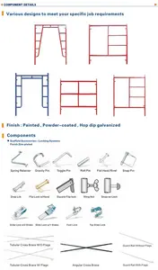 H Frame Scaffolding For Construction Building Construction Steel Scaffolding