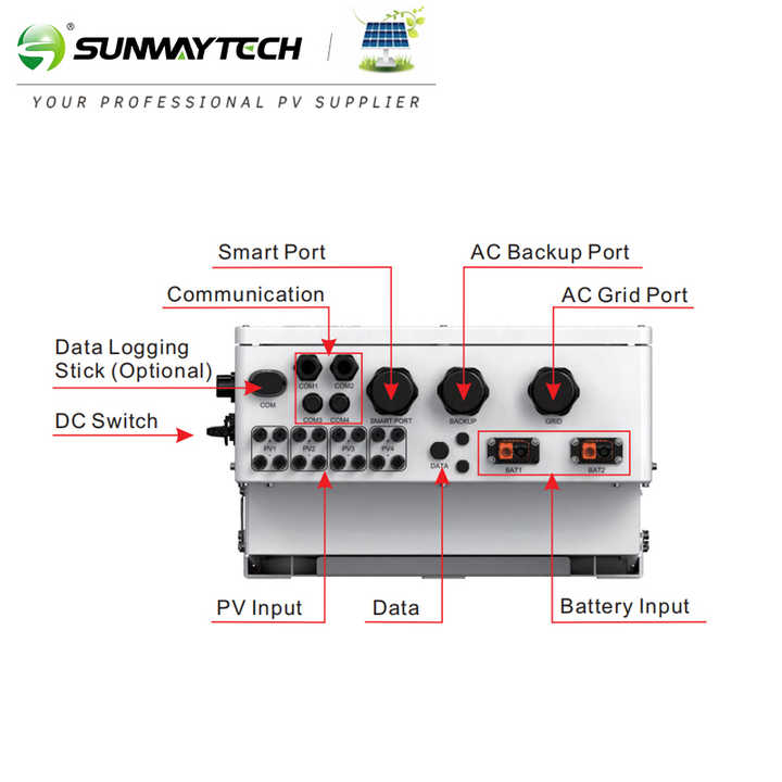 30kW 40kW 50kW Solis Hybrid Inverter S6-EH3P30K-H High Voltage 3 Phase ...