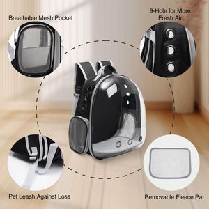 Wholesale Expandable Bubble <b>Pet</b> <b>Carrier</b> Airline Approved Travel Backpack Cat <b>Carrier</b> Backpack for Hiking Outdoor Adventures - Product Image 3