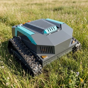 Livraison Gratuite Tondeuse à Gazon Télécommandée Tout-Terrain à Chenilles en Caoutchouc Homologuée CE EPA, Largeur de Coupe 700mm, Modèle SDL452-70B - Product Image 1