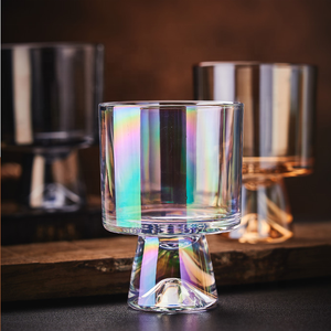 Tasse à jus <span class=keywords><strong>Raymond</strong></span> verre sans plomb cristal pied haut fond montagne neige verre boisson froide modèle transparent 240ml tasse en verre whisky - Product Image 4