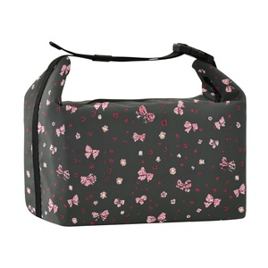 Bow Printing Insulated Cooler Bags Large Portable Thermal Picnic Lunch Tote Insulated Cooler Bags for Office School - Product Image 2