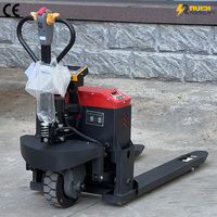 Chariot élévateur électrique 2 tonnes de haute qualité avec vérin hydraulique, moteur électrique, batterie au plomb-acide et pneus pleins