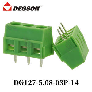 1 buah sekrup DG127-5.0-5.08-XXP-14-00ZH DEGSON blok TERMINAL PCB MKDSN1.5 KF127 5.0mm 5.08mm 2PIN 3PIN 250V 15A - Product Image 4