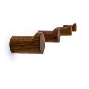 Crochets muraux en bois naturel, crochets rustiques en bois robustes pour accrocher les serviettes et les manteaux - Product Image 2