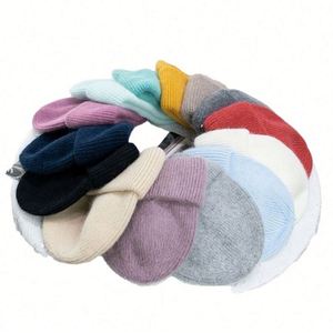 Gorros de Invierno para Mujer, de Angora, Pelo de Conejo Largo, Gorro de Punto, de Hilo Acrílico - Product Image 3