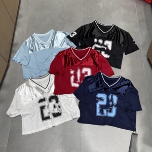 Maillot de football personnalisé Vêtements de sport de haute qualité Maillot de basket-ball en maille <span class=keywords><strong>T</strong></span>-<span class=keywords><strong>shirt</strong></span> de sport pour femmes surdimensionné - Product Image 2