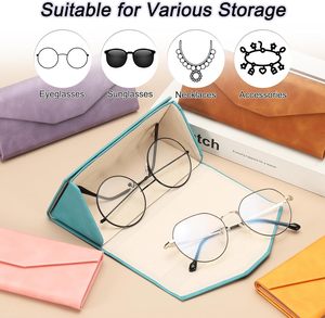 Wholesale Factory Free Customized Logo Iron Recycled Materials Oversize Folding Myopia Sunglasses Foldable Eye Wear Box <b>Glasses</b> - Product Image 4