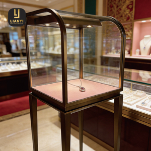 Vitrine de présentation de bijoux haut de gamme avec éclairage LED, solution de merchandising visuel personnalisée pour l'aménagement complet de magasin, ODM/OEM - Product Image 3