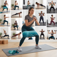 Équipement de Pilates avec haltères, Ensembles d'accessoires de Pilates, Bandes de résistance sur mesure, Cercles magiques, Blocs de yoga, Anneaux de Pilates