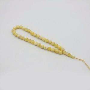 Perles de prière islamiques en résine faites à la main, élégante chapelet musulman, cadeau spirituel, accessoires religieux décoratifs, thème ange, forme hibou - Product Image 1