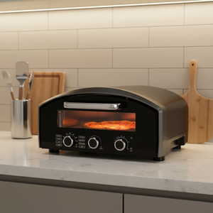 Four à pizza BBQ à <span class=keywords><strong>prix</strong></span> d'usine, encastrable, à convection, 35L, électrique, avec fonctions de <span class=keywords><strong>grillage</strong></span> et de cuisson, pour usage extérieur - Product Image 1