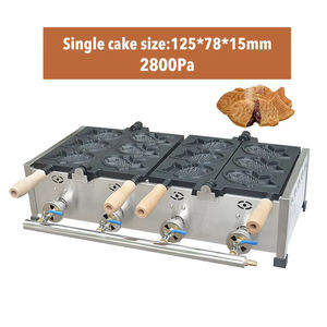 XEOLEO Taiyaki Maschine 6 Stück Fisch form Waffeleisen 2 Modelle Waffel maschine LPG Gas Antihaft pfanne Fisch förmiger Kuchen hersteller Home - Product Image 3
