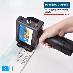 Xách tay cầm tay máy in phun cho in ấn ngày sản xuất đồ họa mã <span class=keywords><strong>QR</strong></span> bao bì carton Mã Chai trên các mặt hàng nhỏ - Product Image 3