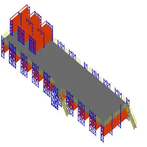 Heavy Duty Racking Manufacturer Metal Platform Floor Adjustable Industries Steel Mezzanine Storage Rack Warehouse Racking System
