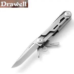 PN-202S Outdoor Hiking Fishing 7 In 1 Pocket Folding Survival Outdoor Camping Tool Multi Knife