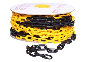 Chaîne en <span class=keywords><strong>plastique</strong></span> multicolore directe d’usine de 6mm pour la chaîne en <span class=keywords><strong>plastique</strong></span> de Barricade de sécurité de Barricade de traf - Product Image 5