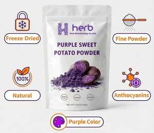 Colorant alimentaire naturel pour la pâtisserie, les boissons et les smoothies, sans gluten, végétalien, sans OGM, poudre d'ube (igname violette) naturelle lyophilisée - Product Image 4