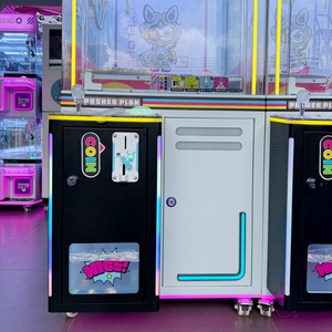 Münzbetriebene englische Metall-Puppenmaschine für Kinder, 1 Jahr Garantie, Mini-Gewinnspiel, Greifautomat mit Blinklicht, Direktverkauf ab Werk - Product Image 6