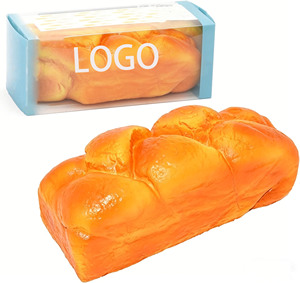Wholesale Stress-relief Slow-<b>Rebound</b> Realistic Bread Stress Relief PU Foam Squeeze Toy Stress Relief Artifact Food Relief Toy - Product Image 2