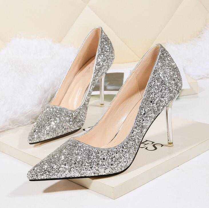 Shop Our Collection of Sexy Pointed High Heel Sequins