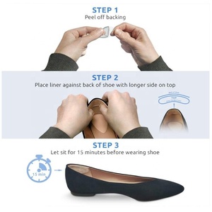 Impugnature per tallone in pelle scamosciata inserti per cuscini per scarpe larghe, cuscinetti per tallone aderenti per scarpe troppo grandi uomo donna, riempimento migliorato vestibilità per scarpe - Product Image 5