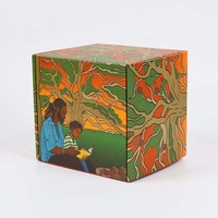 Boîte d'emballage personnalisée en carton ondulé pour perruques, extensions de cheveux, cils, avec logo imprimé, pour expédition et cadeaux