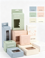 Boîte cadeau en papier écologique réutilisable avec fenêtre, carrée, rectangulaire, universelle, avec fermeture magnétique, impression quadricolore