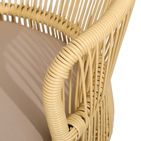 Tabouret de salle à manger moderne et minimaliste à dossier haut pour restaurants, cuisines, pubs, comptoirs de bar, bar extérieur, bar à domicile - Fabriqué en rotin
