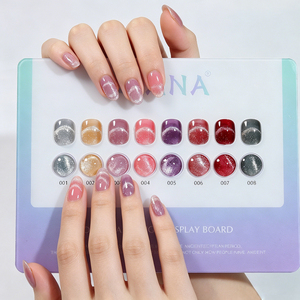 KLANA ยูวีเจลยาทาเล็บชุด 8 สีคริสตัลแคทอายดีไซน์สูตรปลอดสารพิษมืออาชีพใช้ในร้านเสริมสวย DIY - Product Image 2