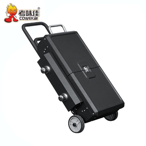 <span class=keywords><strong>Barbecue</strong></span> portable pliable au propane Cowekai pour camping et pique-nique, en fer thermolaqué noir, avec allumage électronique - Product Image 2