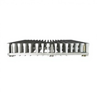 Grille de ventilation carrée industrielle moderne en aluminium polarisé positivement, à montage au plafond, pour système CVC d'entrepôt