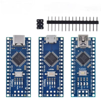 Nano V3.0 CH340 Atmega328PB USB a TTL Atmega328p Placa de Desarrollo de Microcontrolador