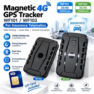 Rastreador GPS Magnético 4G para Vehículos WF101 WF102 para Telemática de Seguros con Tarjeta SIM Global - Product Image 1