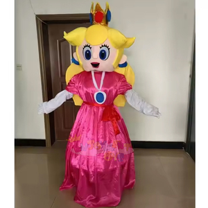 Costumes de mascotte <span class=keywords><strong>princesse</strong></span> pêche les plus populaires en gros d'usine pas cher personnage de dessin animé personnalisé en peluche personnalisation à vendre - Product Image 1