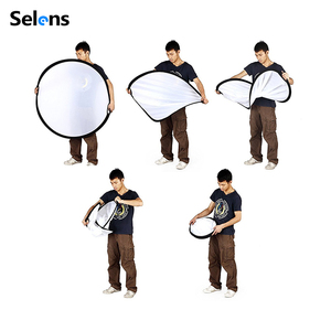Selens SLR4-5in1H_100 * 100CM Or Argent Blanc Noir Carré Réflecteur avec Poignée pour Photographie <span class=keywords><strong>Photo</strong></span> Studio <span class=keywords><strong>Portrait</strong></span> Lumière - Product Image 5