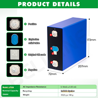 Baterai Lithium Ion Prismatis Grade A 3.2v LF334 334AH 3.2v 280ah 314ah 320ah 330ah 350ah 360ah Baterai Lifepo4