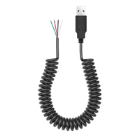 Kabel USB-C Mobil PVC Retractable 2 Pack 3ft 3A Pengisian Cepat untuk iPhone 16/15 & S25/S24/S23 Ultra/Note 20/10/A10e/A20