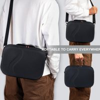 Étui portable personnalisable en EVA pour casque VR, avec fermeture éclair, design simple, résistant à l'eau, pour sac de protection de jeu