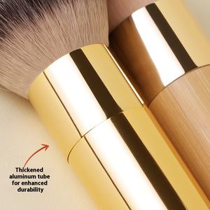 Оригинальный Набор бамбуковых кистей для макияжа, набор из 14 предметов, полный набор, двусторонний одноразовый косметический макияж - Product Image 3