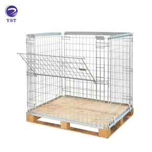 Diseño extraíble de acero Operaciones de almacén Almacenamiento seguro Jaulas de paletas para paletas de madera - Product Image 6